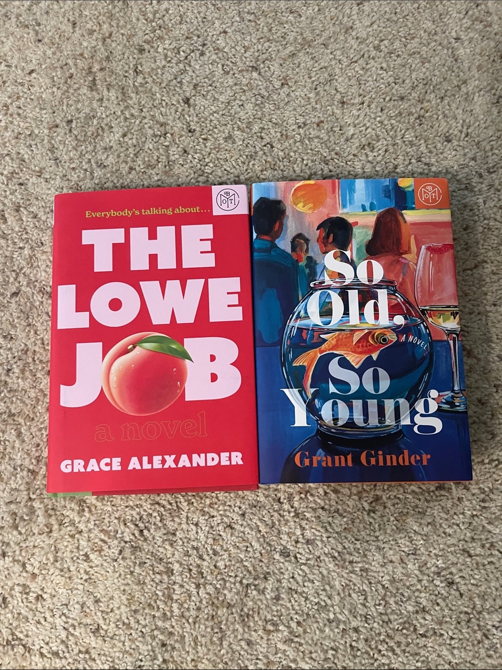 BOTM: Book bundle: The Lowe job & so old so young